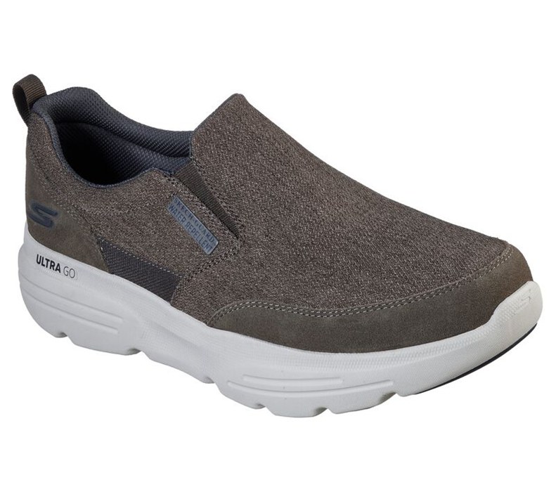 Skechers Gowalk Duro - Mens Slip On Shoes Khaki [AU-NP5173]